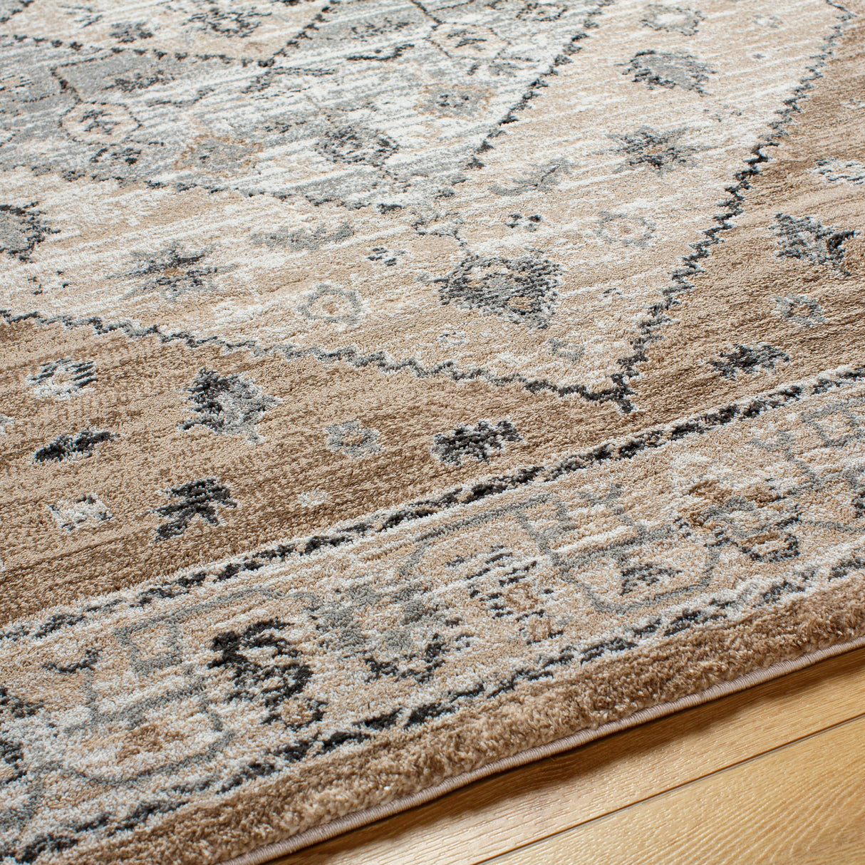 Surya Montana Mtn-2311 Sterling Grey, Grey, Ash, Nickel Rug.