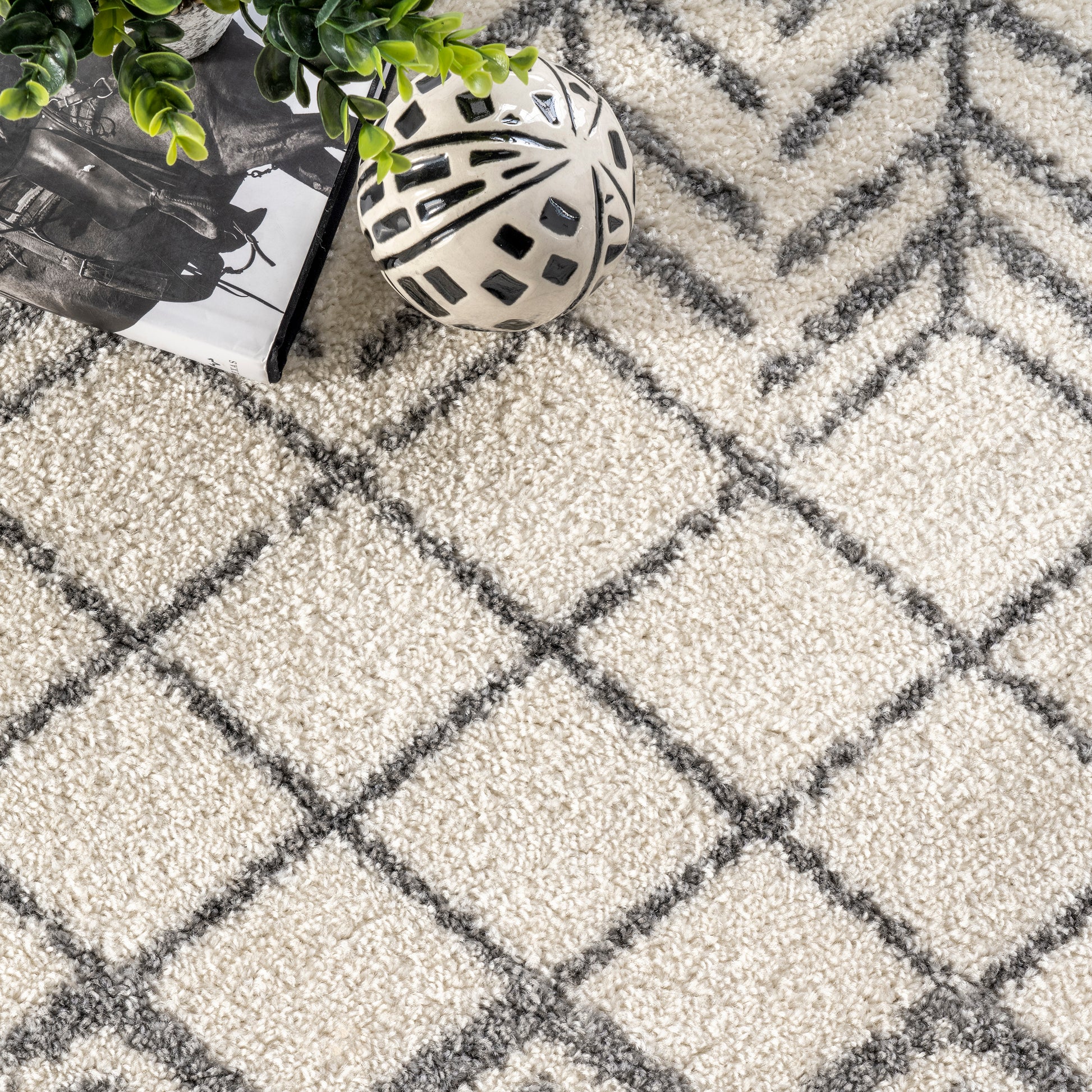 Nuloom Yasmina Transitional Tribal Acge05A Off White Area Rug