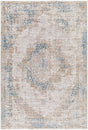 Surya Montreal Mtr-2305 Taupe, Gray, Teal, Dusty Sage, Cream Rug.