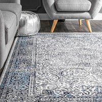 Nuloom Persian Delores Lpct02A Blue Area Rug