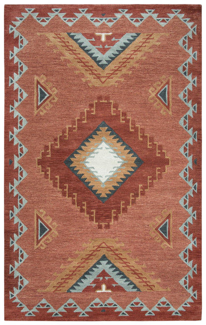 Rizzy Mesa Mz163B Rust, Multi Rugs