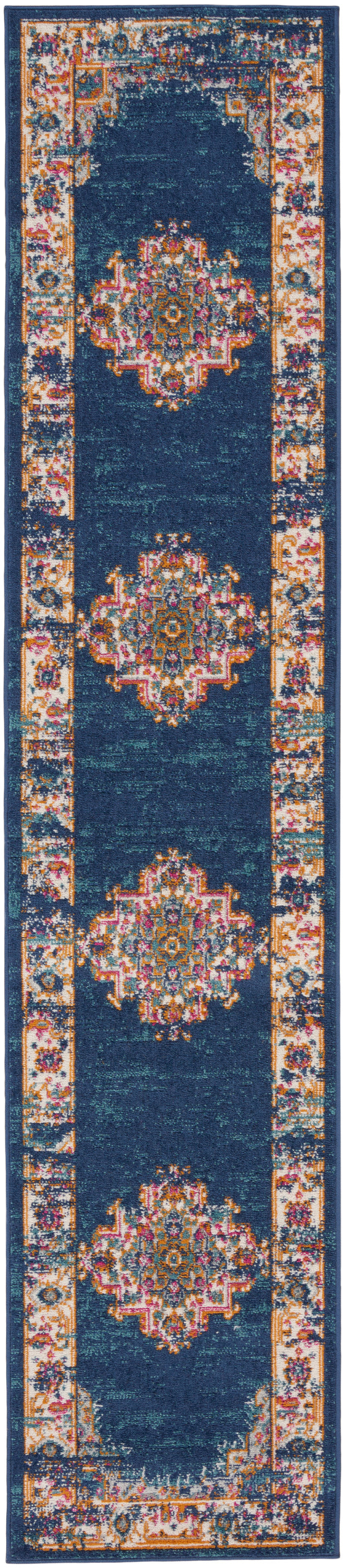 Nourison Passion Psn03 Navy Area Rug