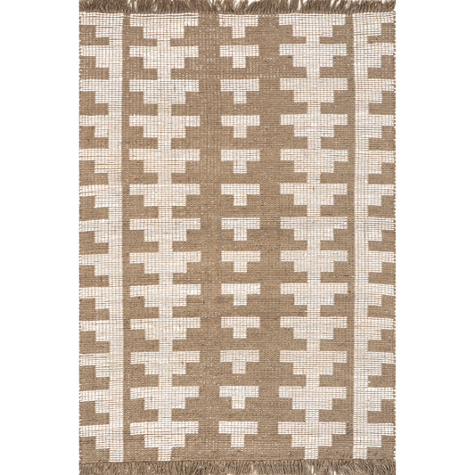 Nuloom Adelheid Bohmeian Verk01A Natural Area Rug