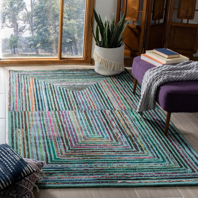 Safavieh Nantucket Nan603A Teal Rugs