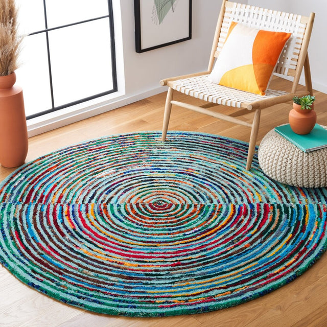 Safavieh Nantucket Nan603A Teal Rugs