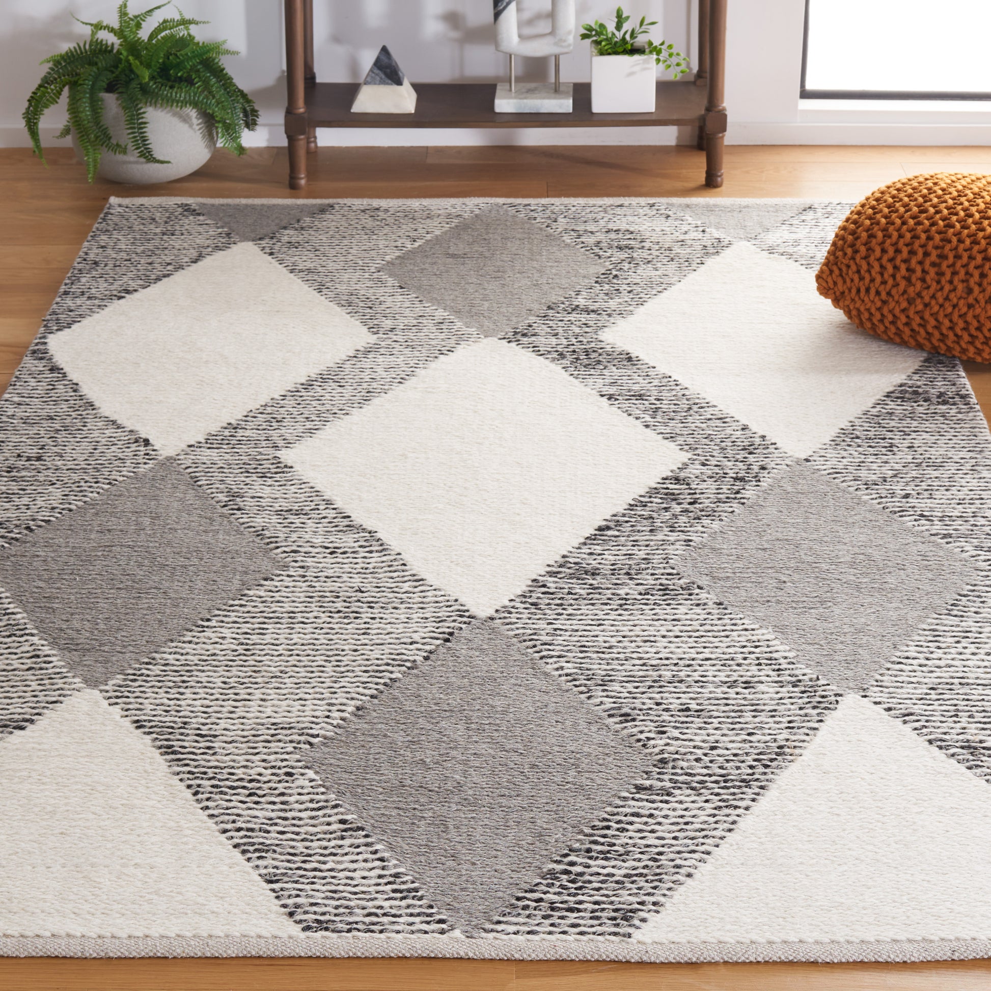 Safavieh Natura Nat219F Ivory/Grey Area Rug