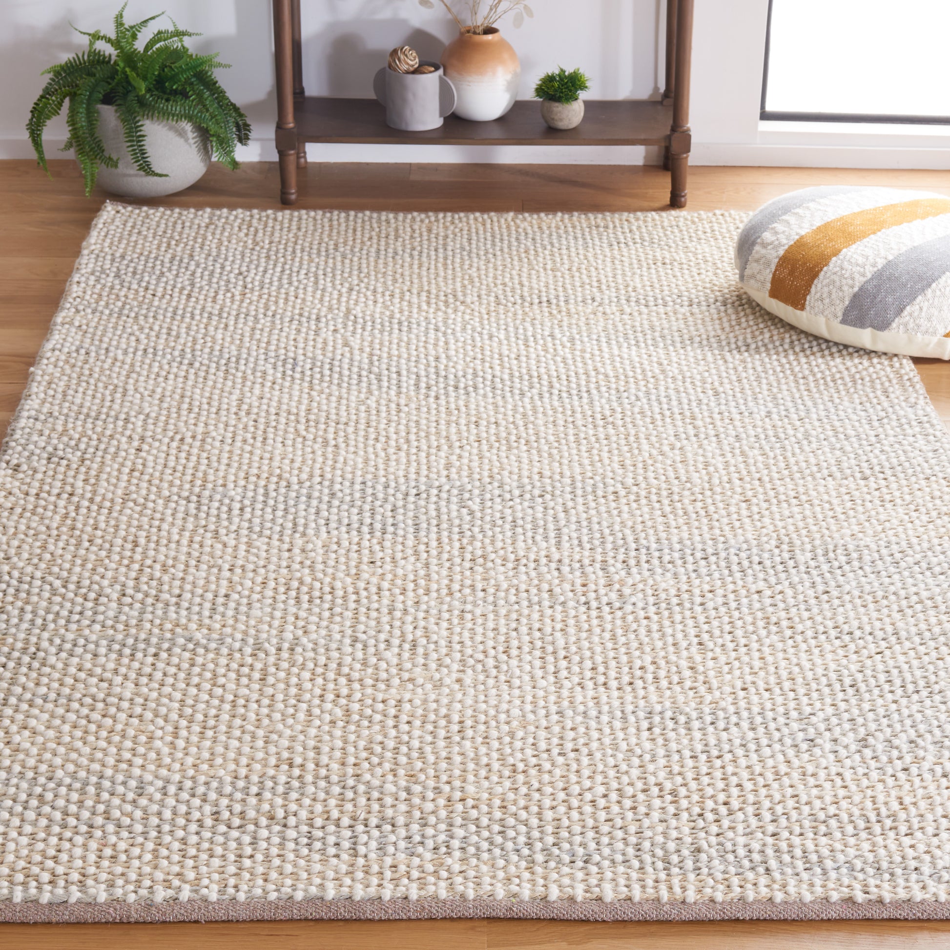 Safavieh Natura Nat221A Natural/Light Grey Area Rug