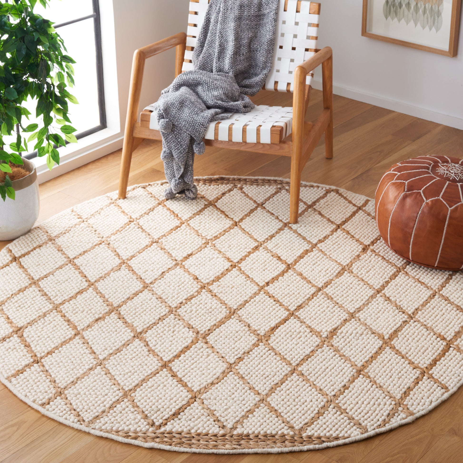 Safavieh Natura Nat223A Ivory/Natural Area Rug