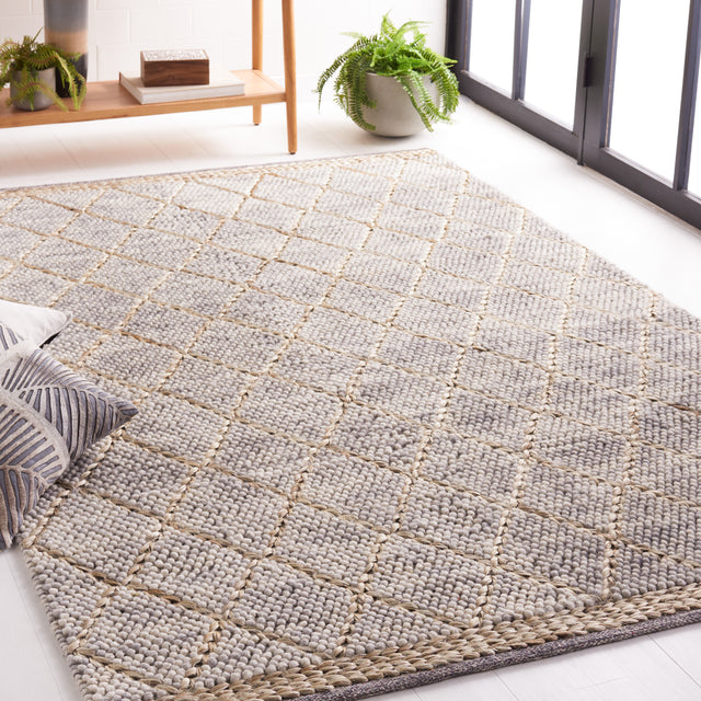 Safavieh Natura Nat223G Light Grey/Natural Rug.