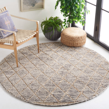 Safavieh Natura Nat223G Light Grey/Natural Rug.