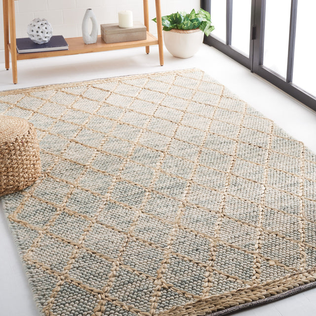 Safavieh Natura Nat223J Teal/Natural Rug.