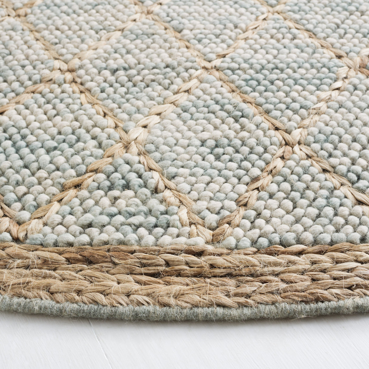 Safavieh Natura Nat223J Teal/Natural Rug.