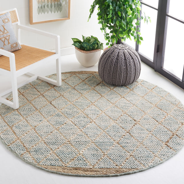 Safavieh Natura Nat223J Teal/Natural Rug.