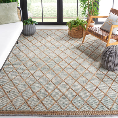 Safavieh Natura Nat223J Teal/Natural Area Rug