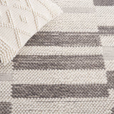 Safavieh Natura Nat225H Ivory/Dark Grey Rug.