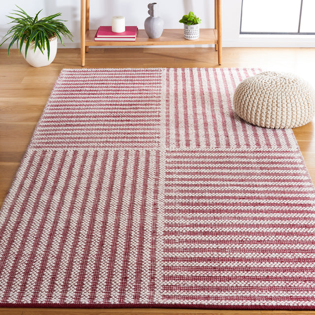 Safavieh Natura Nat227Q Ivory/Red Rug.