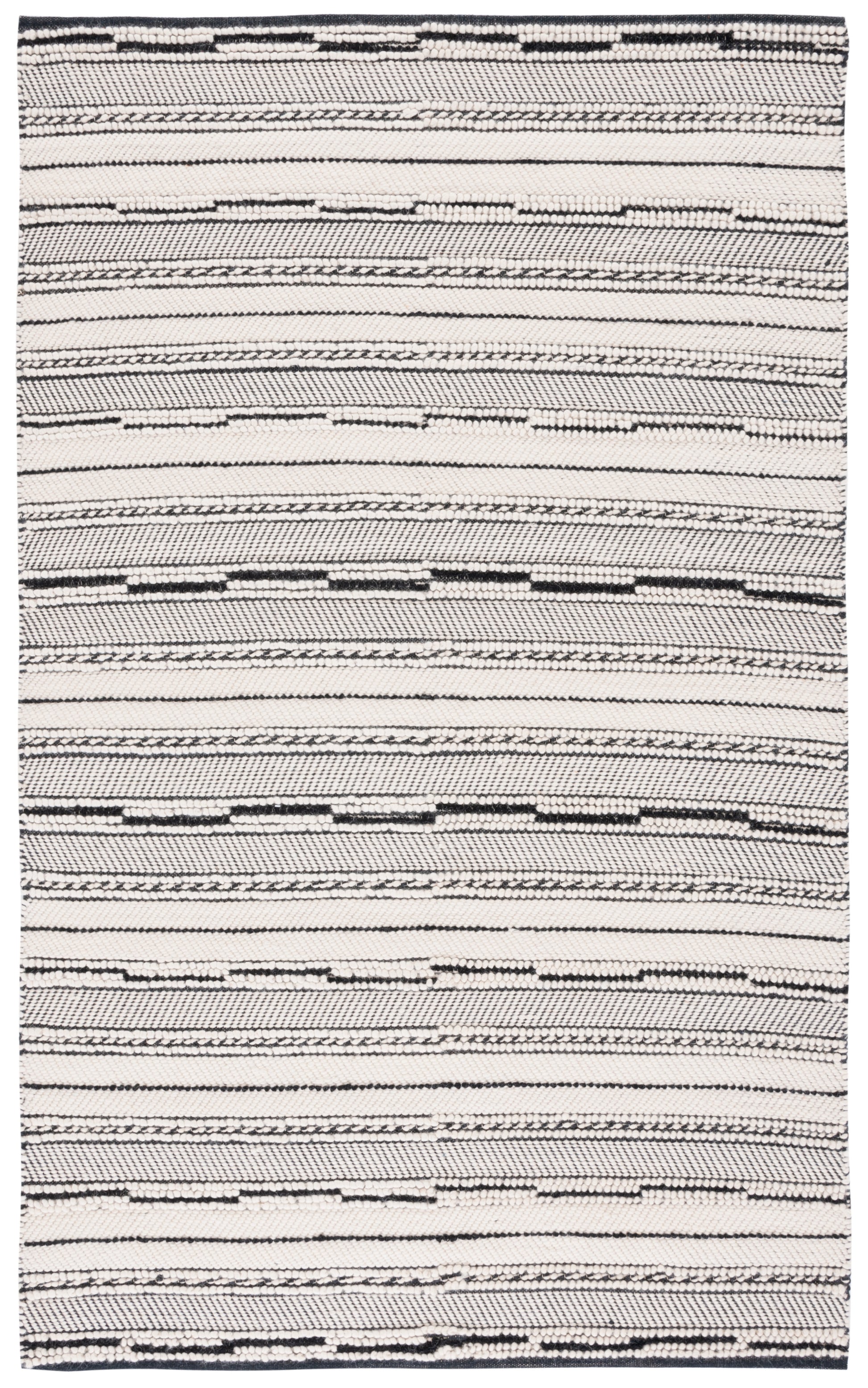 Safavieh Natura Nat281Z Black/Ivory Area Rug