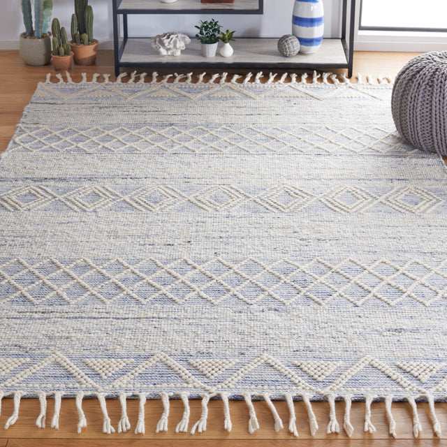 Safavieh Natura Nat297M Ivory/Blue Rug.