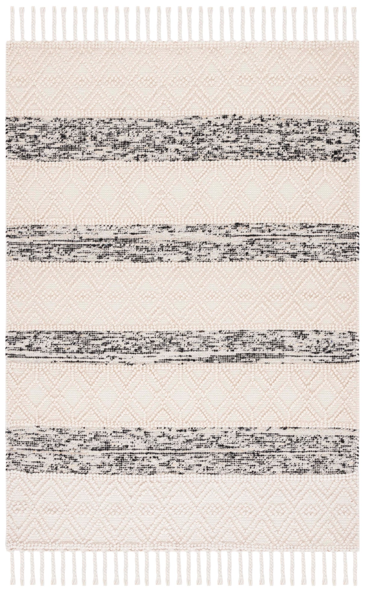 Safavieh Natura Nat298Z Ivory/Black Rug.