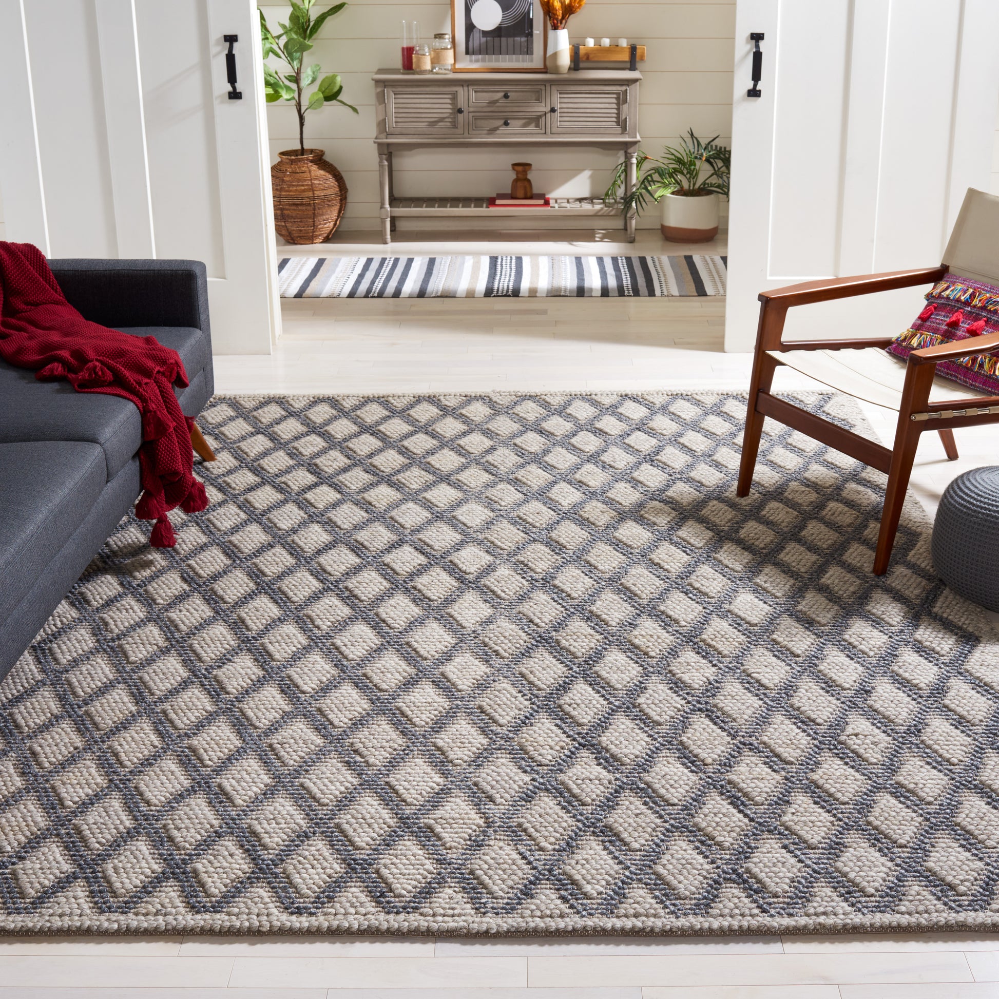 Safavieh Natura Nat313G Silver Area Rug