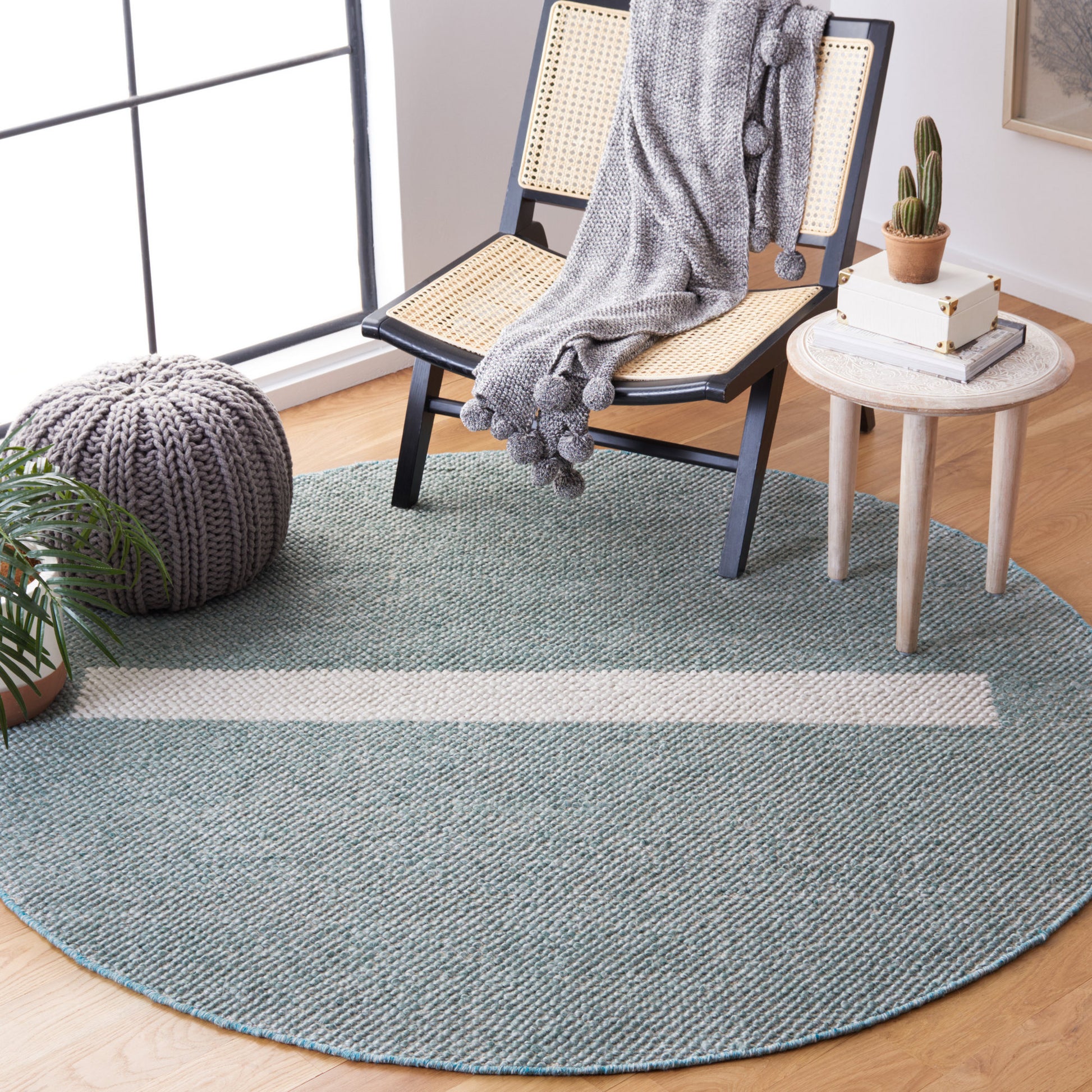 Safavieh Natura Nat324J Turquoise/Ivory Area Rug