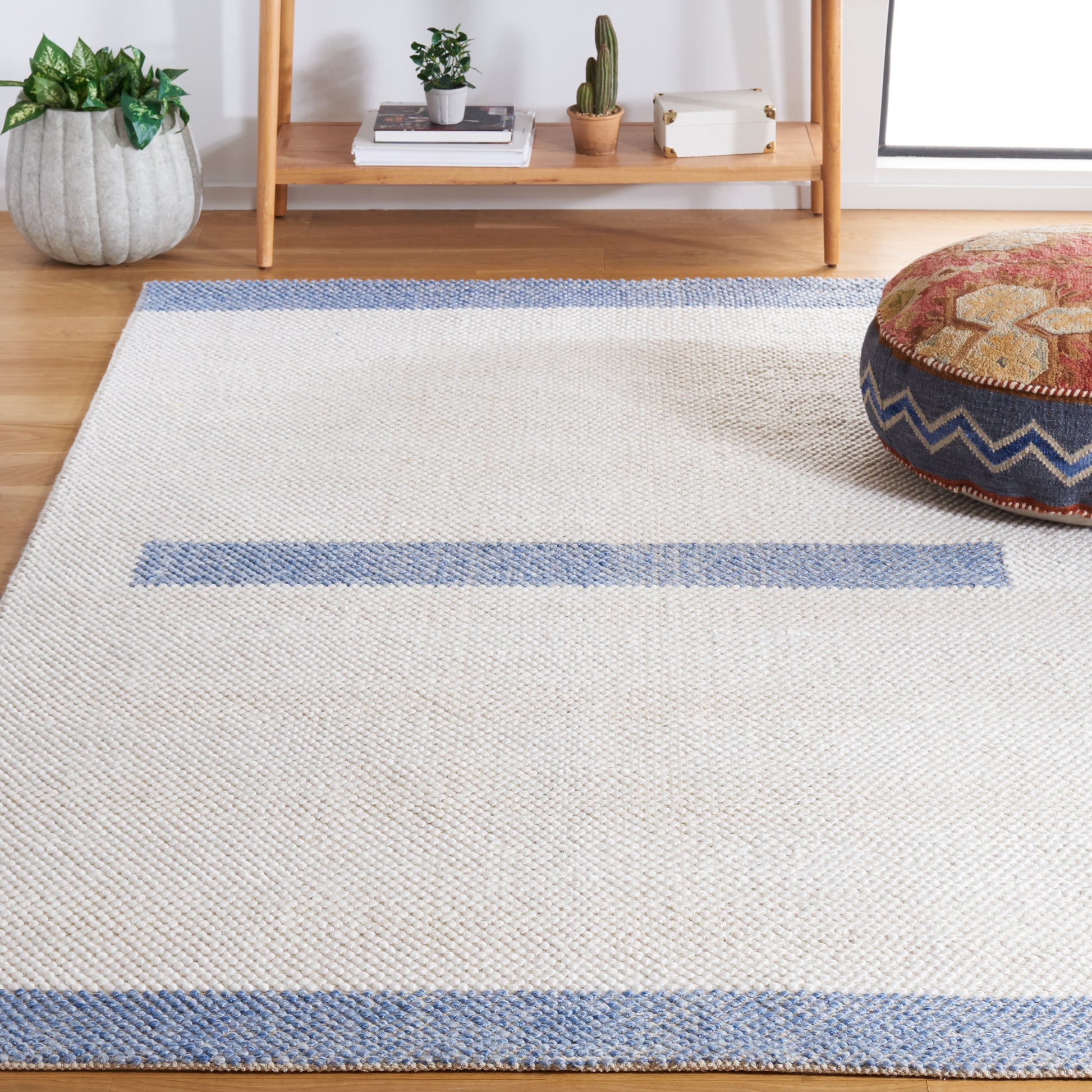 Safavieh Natura Nat324M Ivory/Blue Area Rug