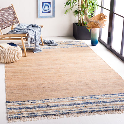 Safavieh Natura Nat871N Natural/Navy Area Rug