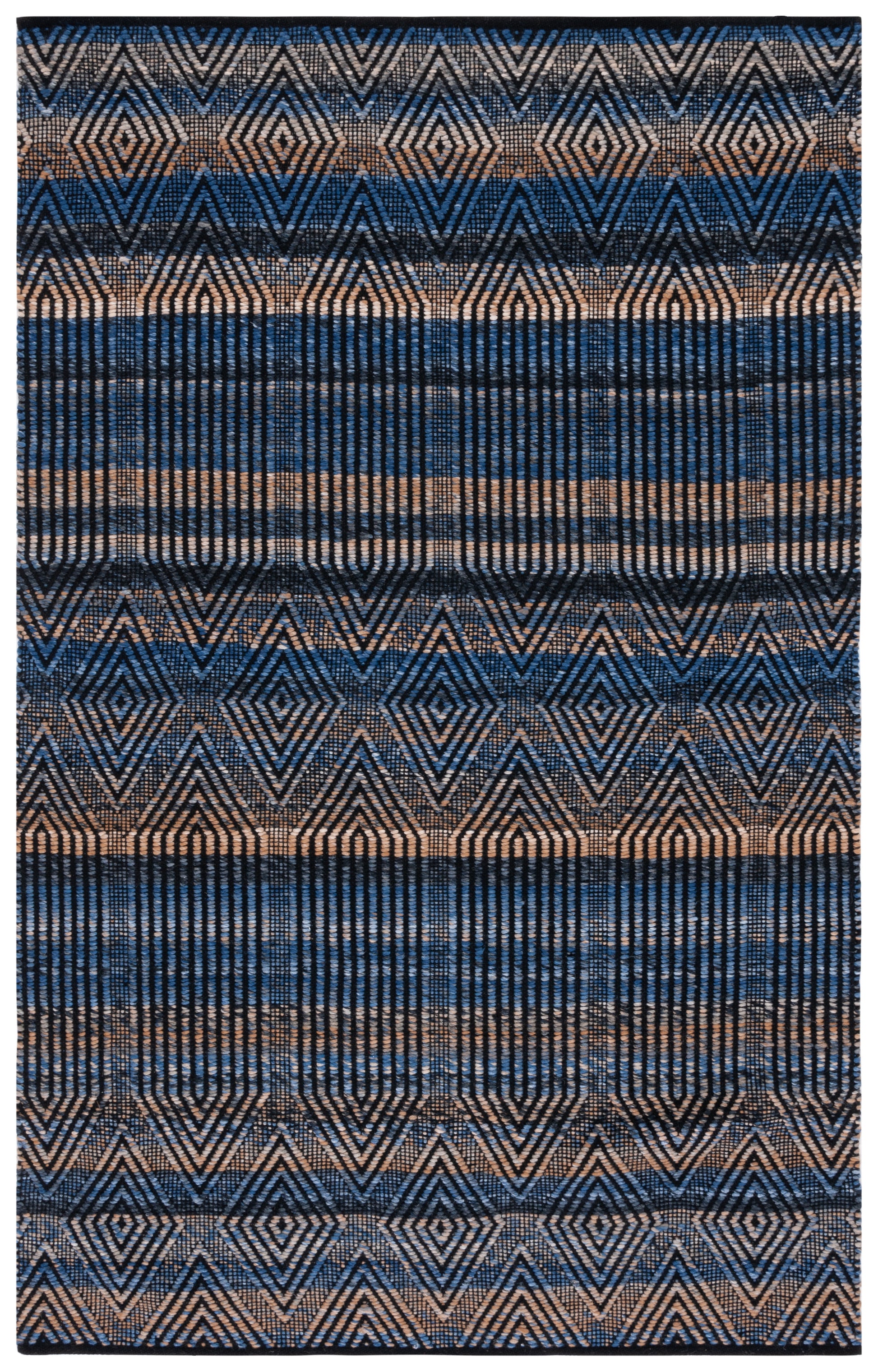 Safavieh Natura Nat932M Blue/Orange Rug –