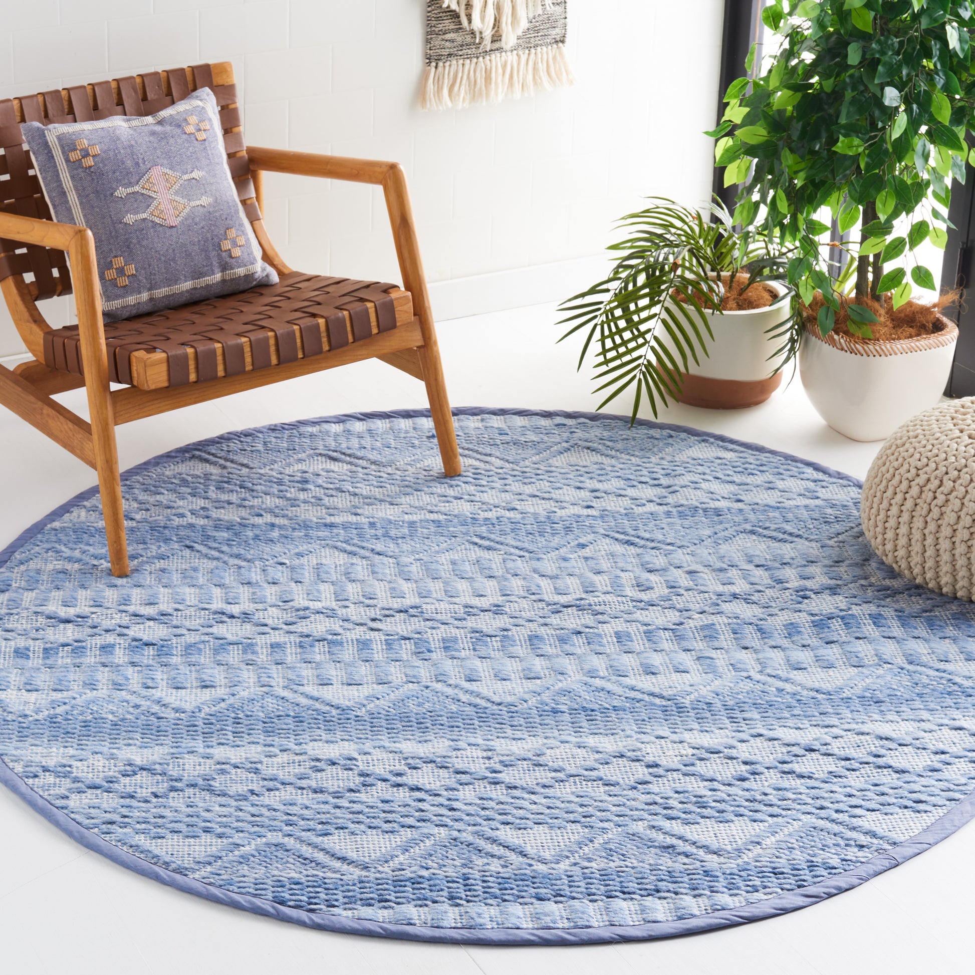 Safavieh Natura Nat933M Blue/Grey Area Rug