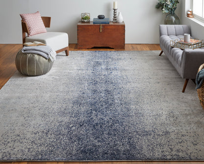 Feizy Astra Ara39L2F Blue/Ivory Area Rug