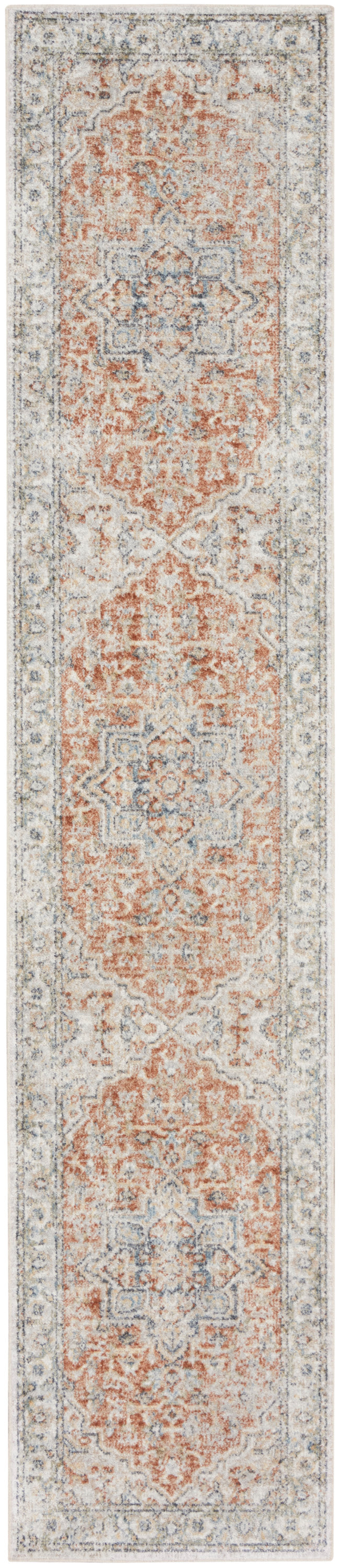 Nourison Astra Machine Washable Asw12 Gold/Multicolor Area Rug