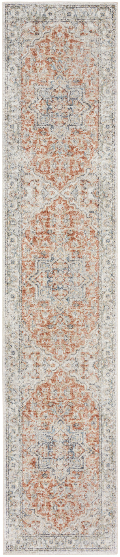 Nourison Astra Machine Washable Asw12 Gold/Multicolor Area Rug