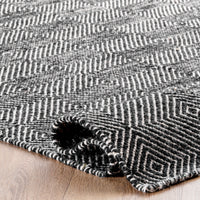 Nuloom Ago Hand Woven Mtsf01B Black Area Rug