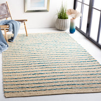 Safavieh Natural Fiber Nf122M Blue/Natural Area Rug