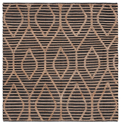 Safavieh Natural Fiber Nf378Z Black/Natural Area Rug