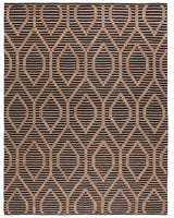 Safavieh Natural Fiber Nf378Z Black/Natural Rug.