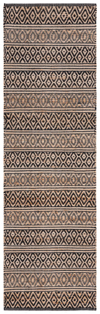 Safavieh Natural Fiber Nf379Z Black/Natural Area Rug