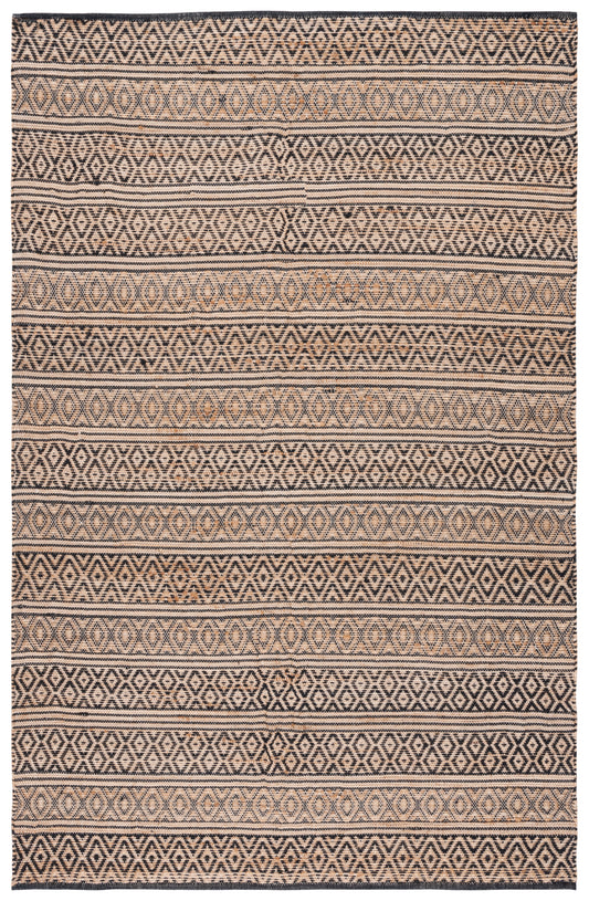 Safavieh Natural Fiber Nf379Z Black/Natural Area Rug