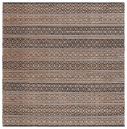 Safavieh Natural Fiber Nf379Z Black/Natural Area Rug