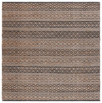 Safavieh Natural Fiber Nf379Z Black/Natural Area Rug