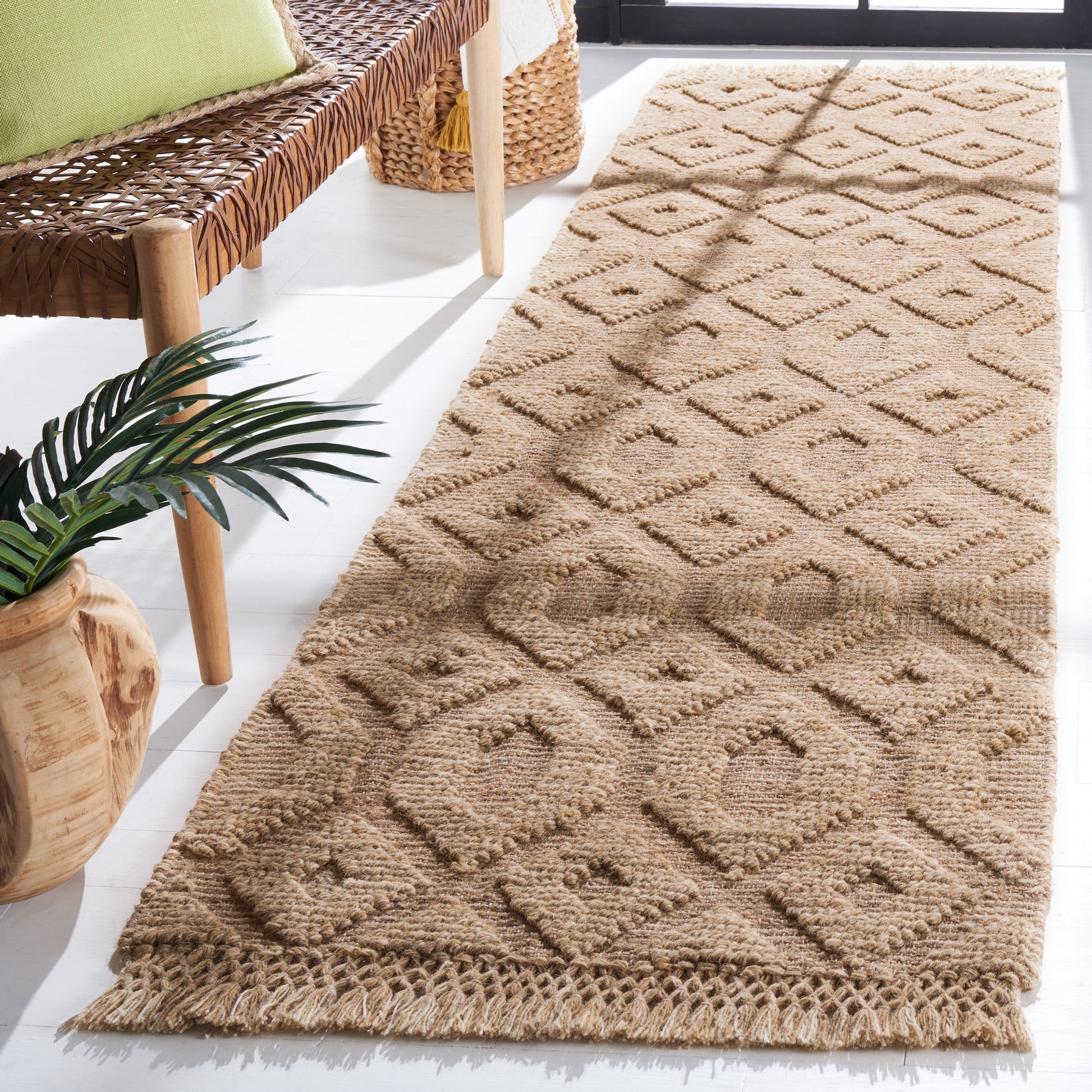 Safavieh Natural Fiber Nf381A Natural/Beige Area Rug