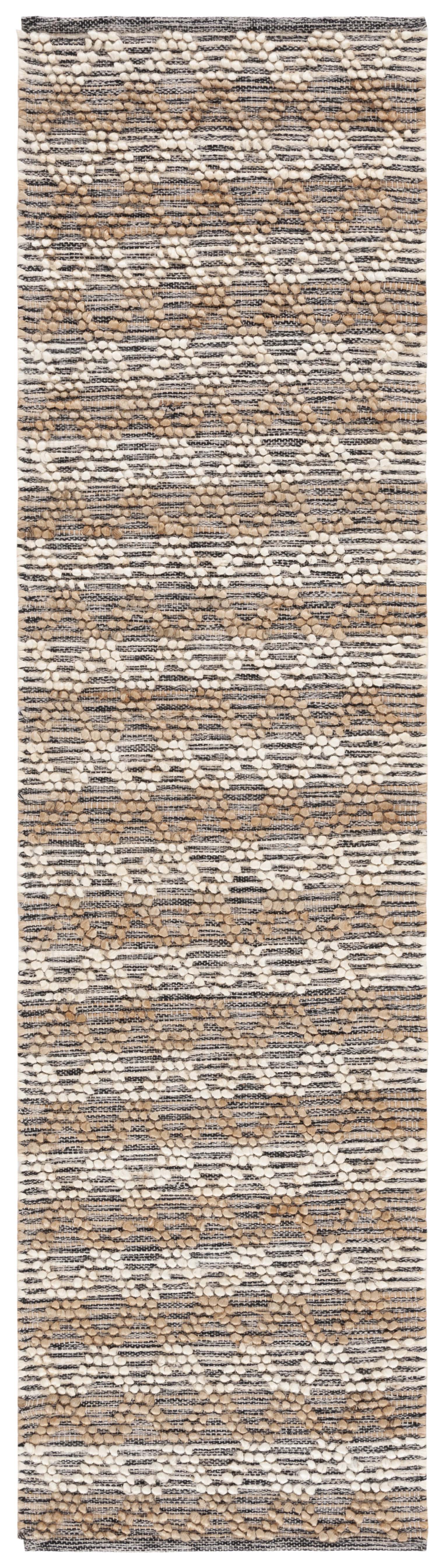 Safavieh Natural Fiber Nf382A Natural/Black Area Rug