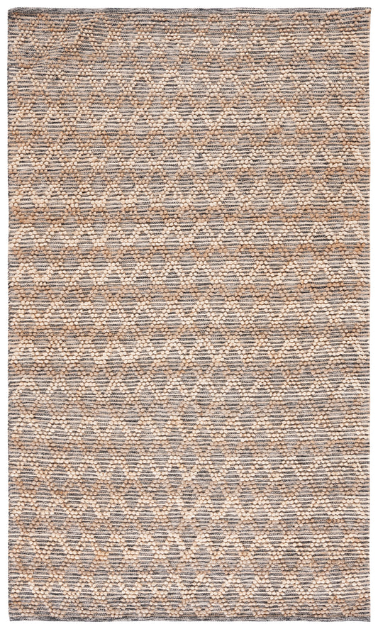 Safavieh Natural Fiber Nf382A Natural/Black Area Rug