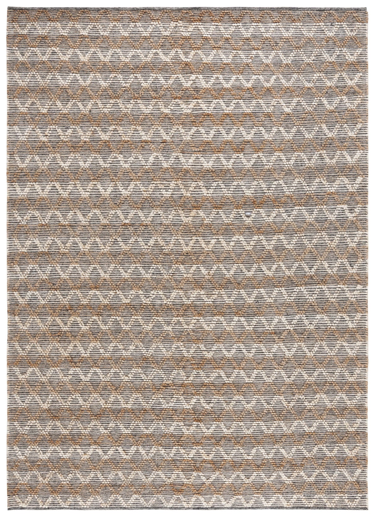 Safavieh Natural Fiber Nf382A Natural/Black Rug.