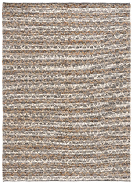 Safavieh Natural Fiber Nf382A Natural/Black Rug.