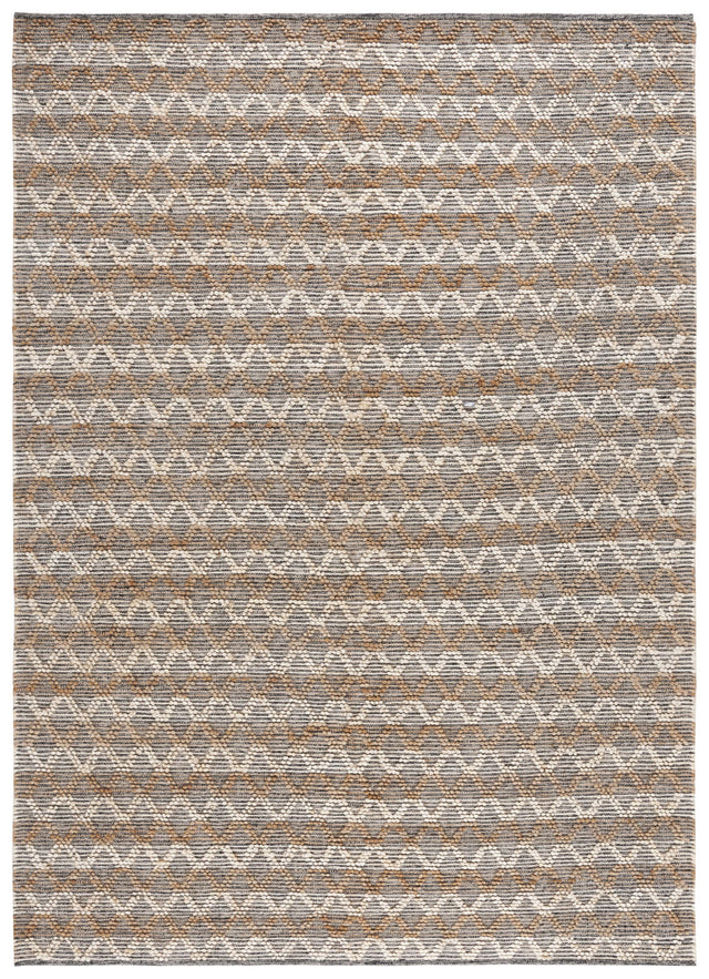 Safavieh Natural Fiber Nf382A Natural/Black Rug.