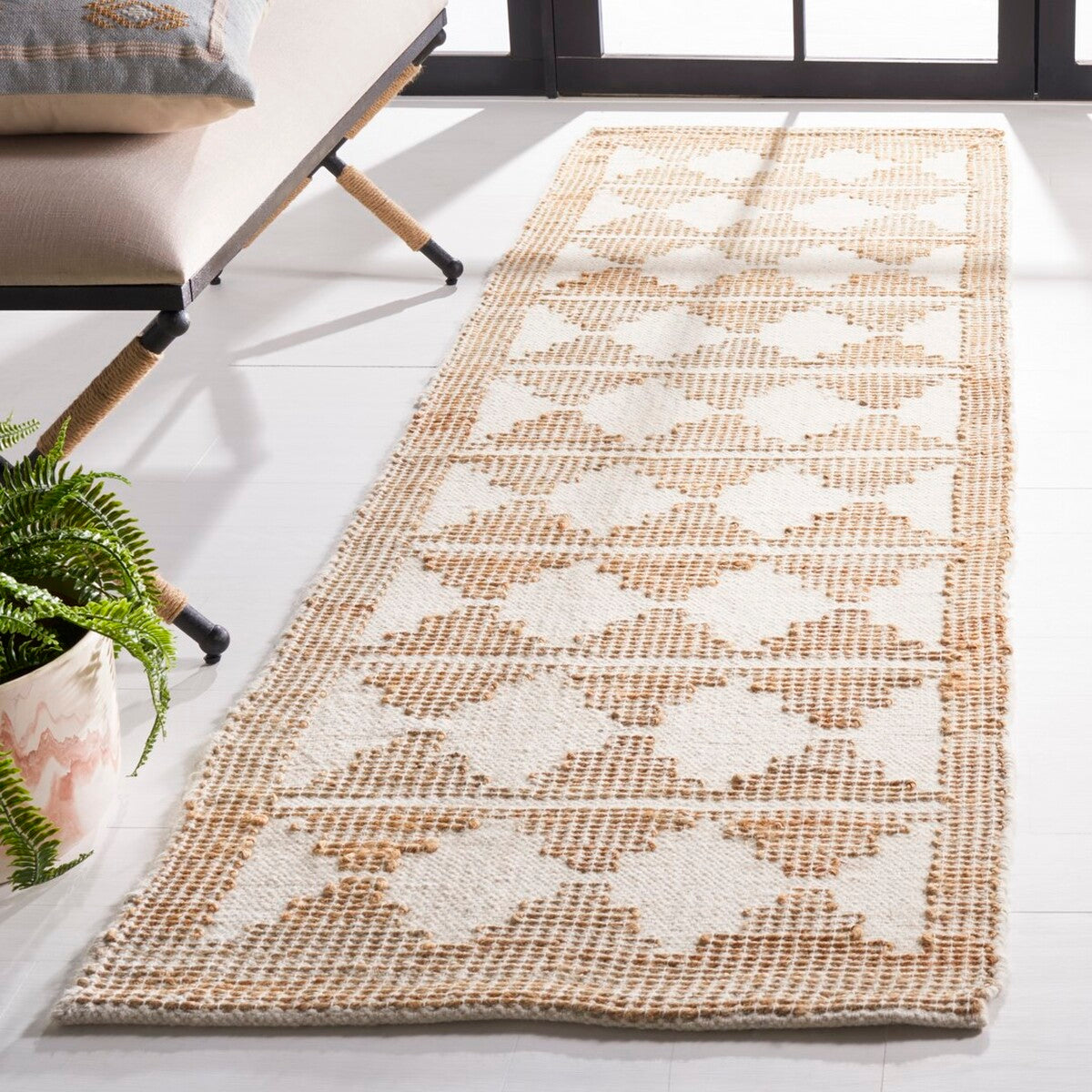 Safavieh Natural Fiber Nf511A Ivory/Natural Area Rug