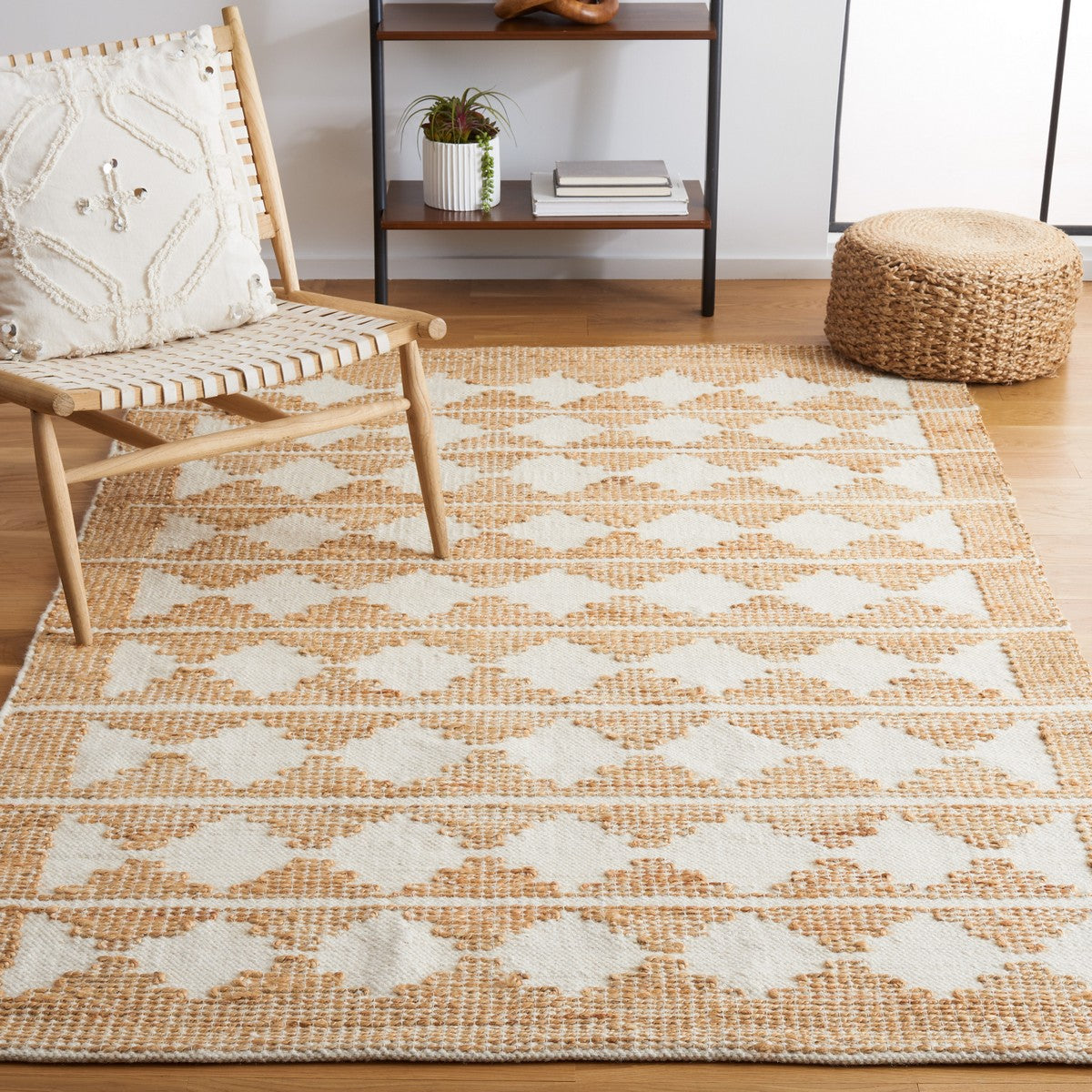 Safavieh Natural Fiber Nf511A Ivory/Natural Area Rug