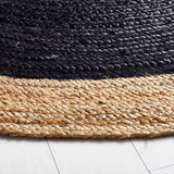 Safavieh Natural Fiber Nf801Z Black/Natural Rug.