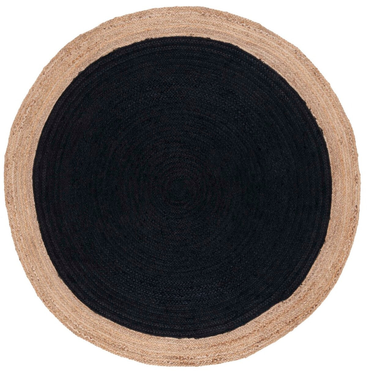 Safavieh Natural Fiber Nf801Z Black/Natural Area Rug